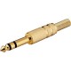 6.3 mm stereo gold jack stereo gold gitar jack
