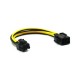 6 pin dişi erkek ekran kartı power uzatma kablosu 20 cm 6 pin dişi erkek ekran kartı power uzatma kablosu 20 cm