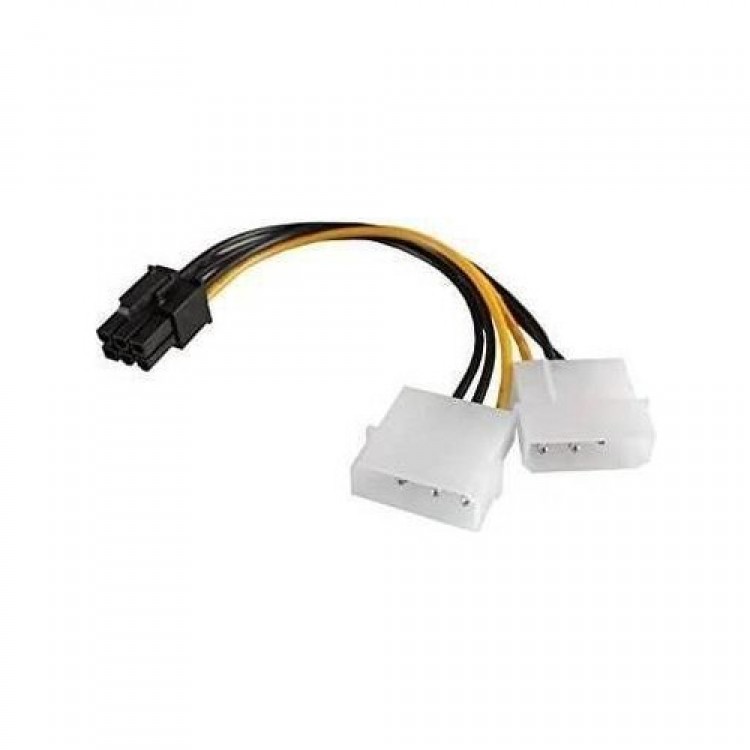 6 pin to molex power kablo 6 pin ekran kartı kablosu 6 pin to molex power kablo 6 pin ekran kartı kablosu