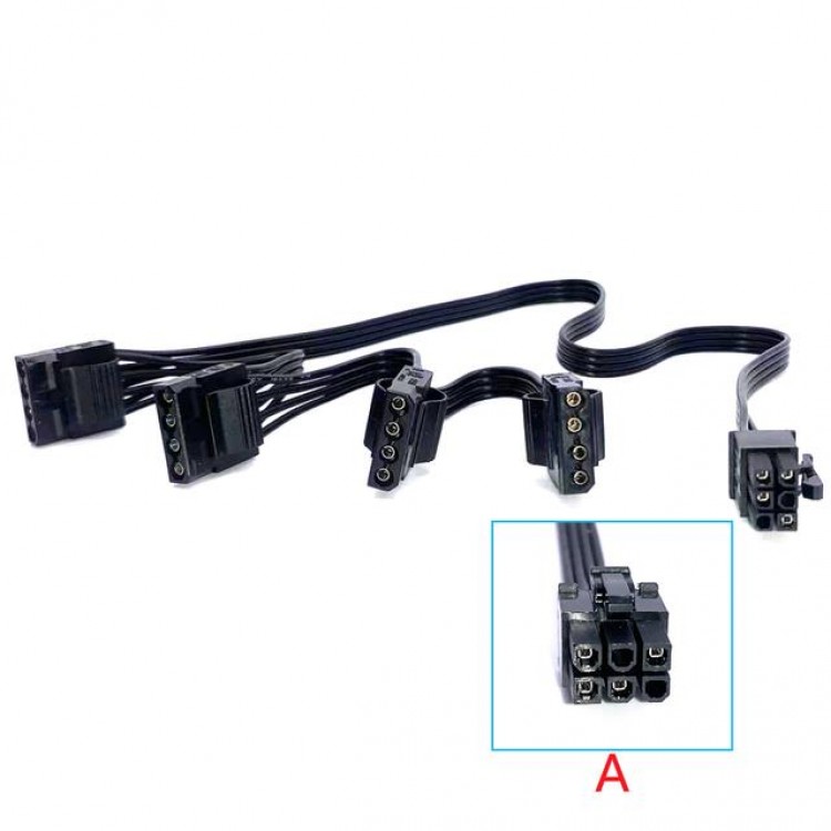 6 pin ide kablo 4 ide 6 pin kablo 6 pin ide power çoğaltıcı kablo