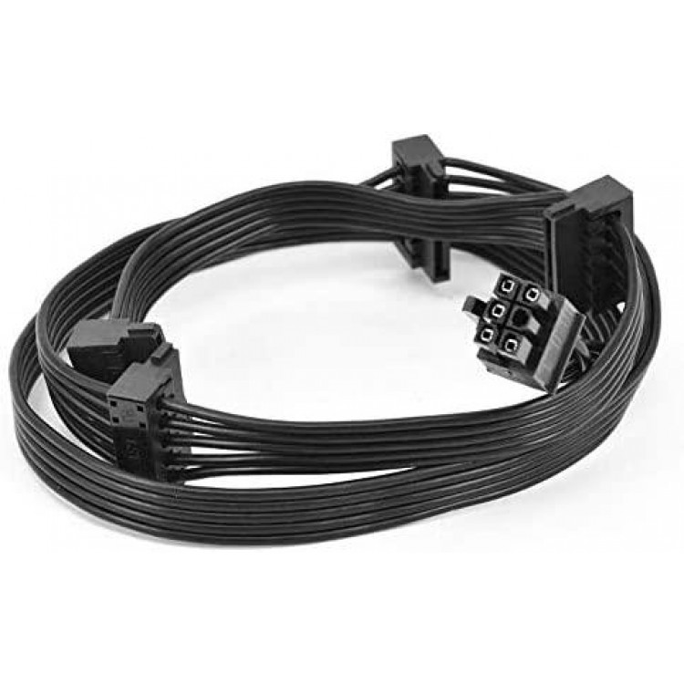 6 pin modüler power supply kablosu 6 pin 4x sata kablo 85 cm
