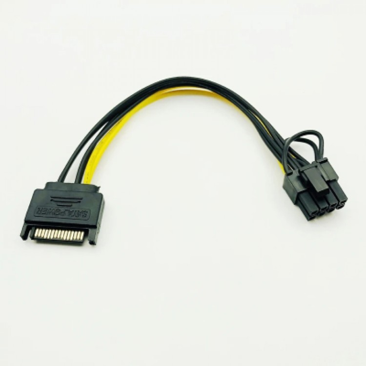6 pin sata power kablo 8 pin sata power kablo 6+2 pin sata power kablo