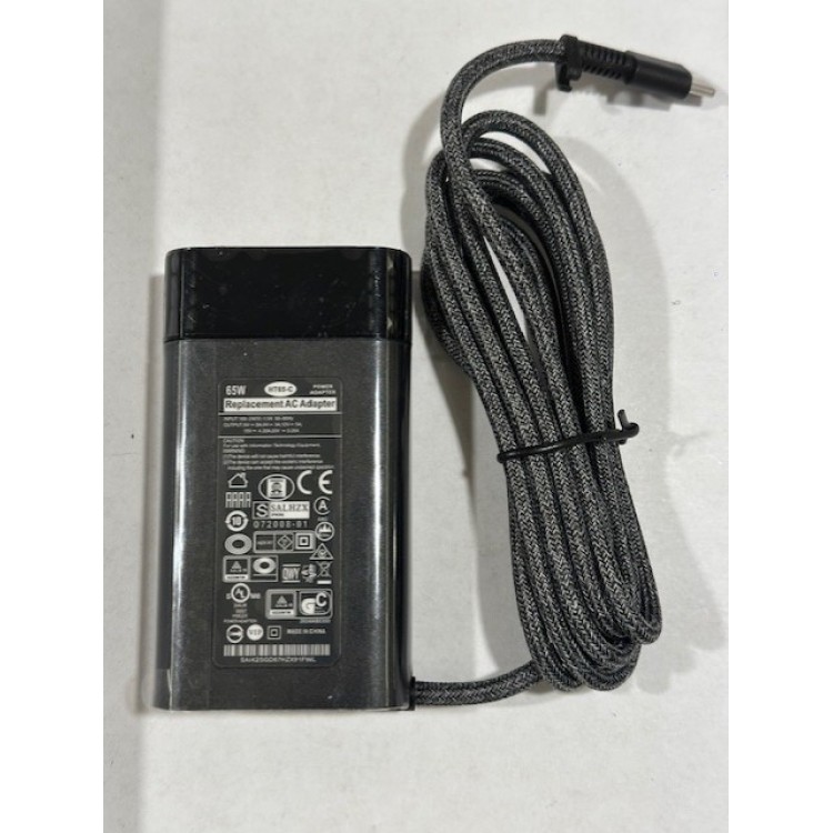 65 watt HP uyumlu typec adaptör 20 volt 3.25 amper type-c adaptör