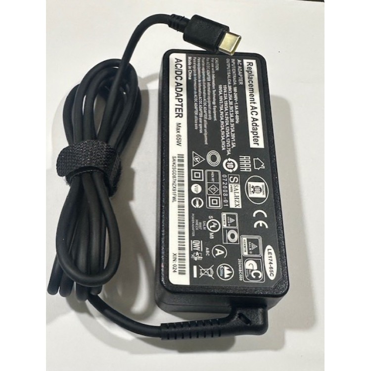 20 volt 3.25 amper typec adaptör 65 watt typec adaptör