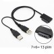 7+6 13Pim usb 2.0 slimline SATA kablo notebook cd-dvd Rom Optik Sürücü sata kablosu 7+6 13Pim usb 2.0 slimline SATA kablo notebook cd-dvd Rom Optik Sürücü sata kablosu