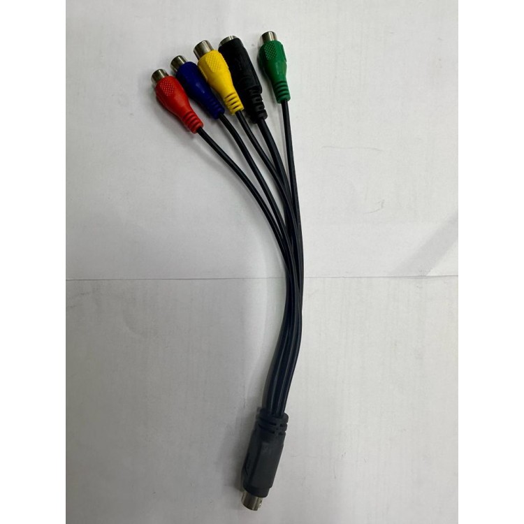 s video 7 pin to 4 pin svideo companent rca av çevirici kablo s video 7 pin to 4 pin svideo companent rca av çevirici kablo