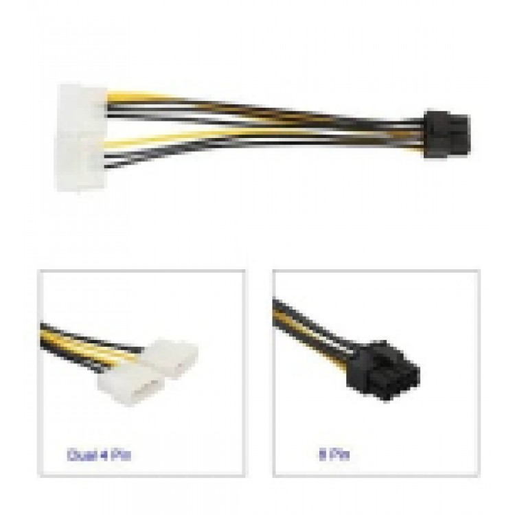 8 pin ekran kartı kablosu 8 pin güç kablosu 8 pin power kablo