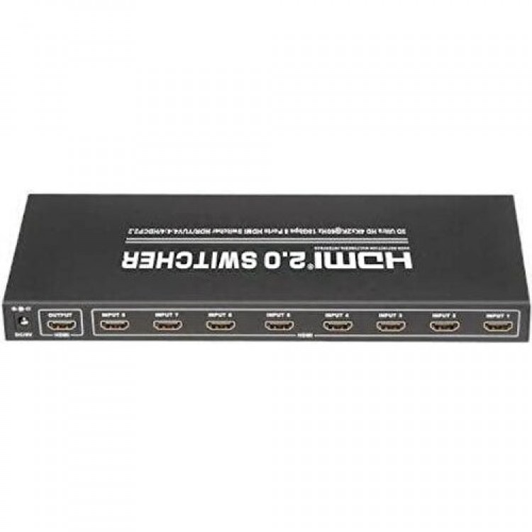 8 port hdmi switcher 8 giriş 1 çıkış hdmi çoklayıcı
