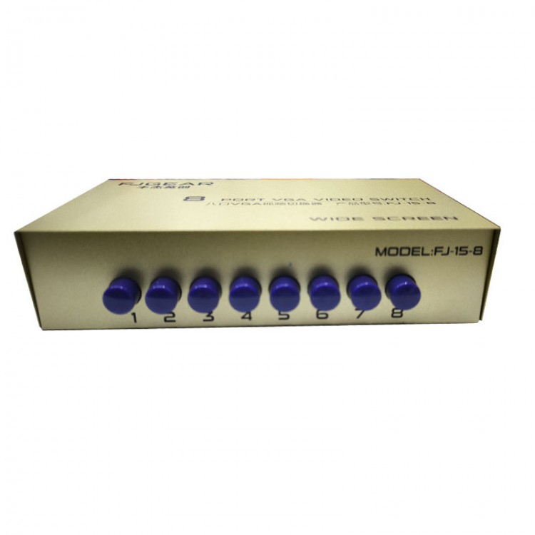 8 port vga switch  8 kasa 1 monitör seçmeli anahtarlı switch
