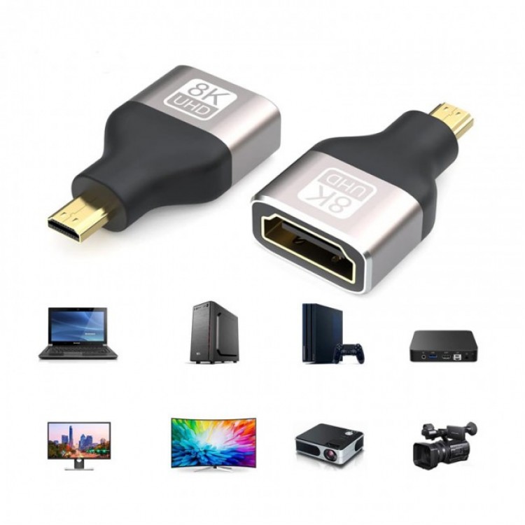8k micro hdmi çevirici 8k uhd hdmi micro hdmi çevirici CEP TELEFONLARINA OLMAZ