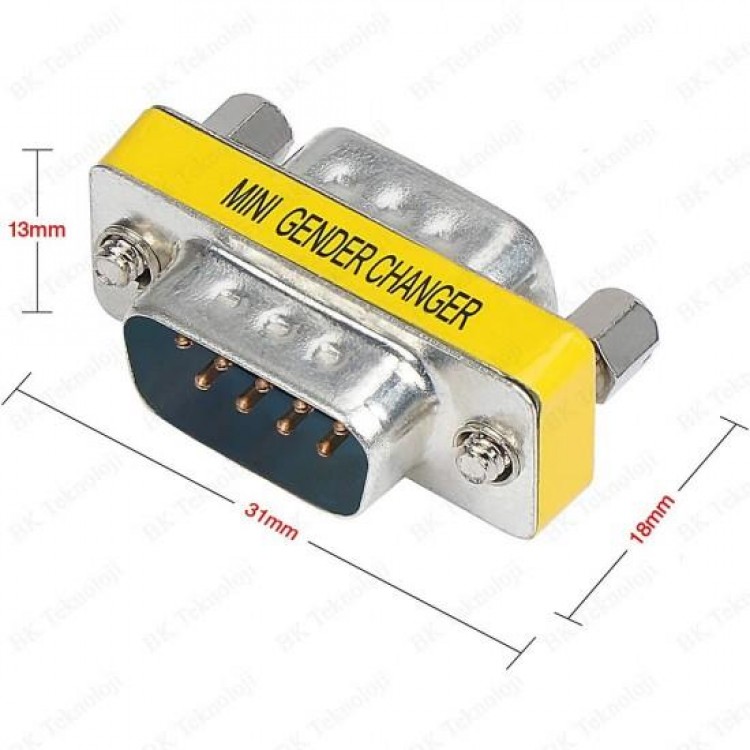 9 pin erkek erkek çevirici rs232 erkek erkek changer com erkek erkek çevirici