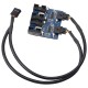9 Pin USB Çoklayıcı Anakart Için 4 Port USB 2.0 Çoklayıcı 9 Pin USB Çoklayıcı Anakart Için 4 Port USB 2.0 Çoklayıcı