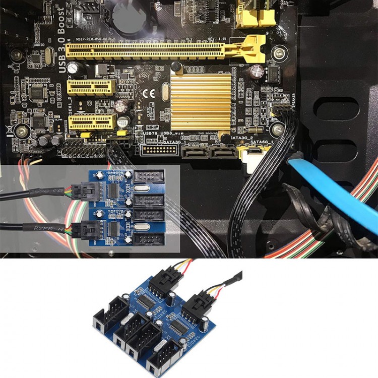 9 Pin USB Çoklayıcı Anakart Için 4 Port USB 2.0 Çoklayıcı 9 Pin USB Çoklayıcı Anakart Için 4 Port USB 2.0 Çoklayıcı