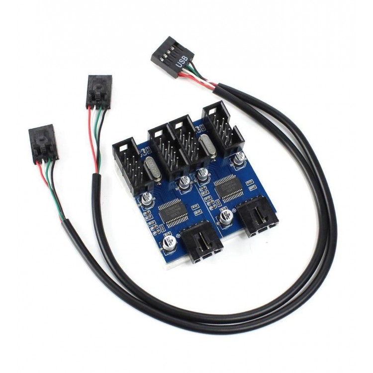 9 Pin USB Çoklayıcı Anakart Için 4 Port USB 2.0 Çoklayıcı 9 Pin USB Çoklayıcı Anakart Için 4 Port USB 2.0 Çoklayıcı