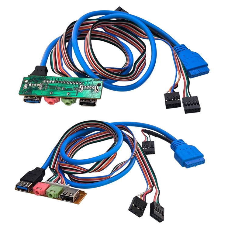 Pc Ön Panel için Usb 2.0 2.0 3.5mm Kulaklık Mikrofon Çevirici Kablo Pc Ön Panel için Usb 2.0 2.0 3.5mm Kulaklık Mikrofon Çevirici Kablo