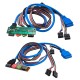 Pc Ön Panel için Usb 2.0 2.0 3.5mm Kulaklık Mikrofon Çevirici Kablo Pc Ön Panel için Usb 2.0 2.0 3.5mm Kulaklık Mikrofon Çevirici Kablo
