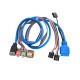 Pc Ön Panel için Usb 2.0 2.0 3.5mm Kulaklık Mikrofon Çevirici Kablo Pc Ön Panel için Usb 2.0 2.0 3.5mm Kulaklık Mikrofon Çevirici Kablo