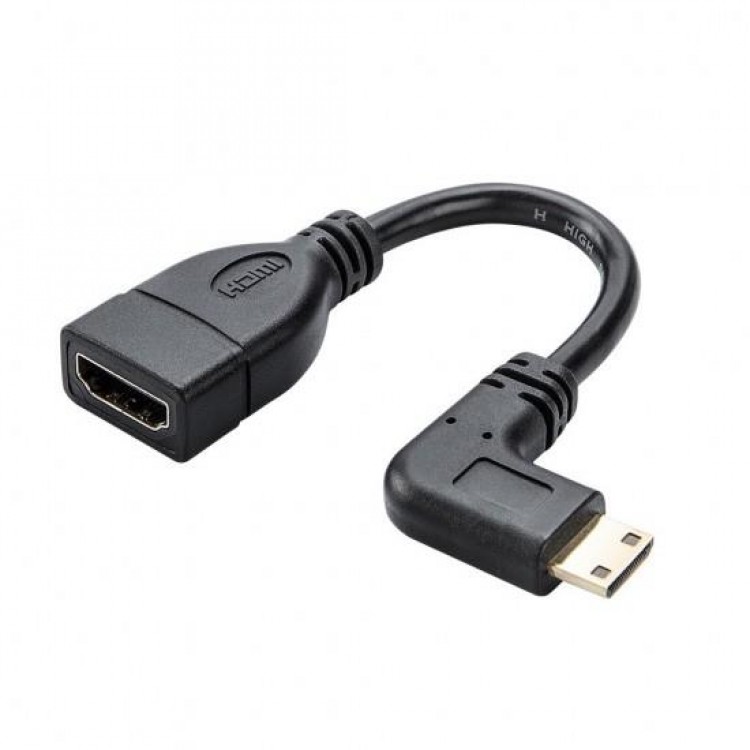 90 Derece mini hdmi çevirici mini hdmi erkek hdmi dişi 15 cm
