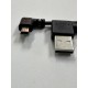 90 derece 5 pin spiral kablo 90 derece mini usb spiral kablo 1 metre