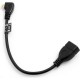 90 derece mikro hdmi çevirici kablo L micro hdmi erkek hdmi dişi kablo