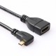 90 derece mikro hdmi çevirici kablo L micro hdmi erkek hdmi dişi kablo