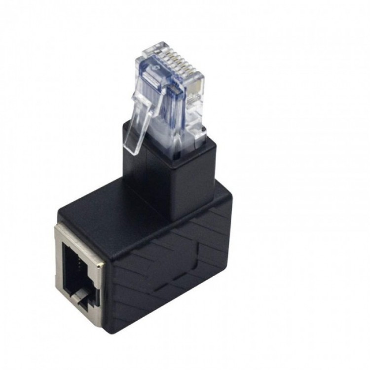 90 derece rj45 internet kablo çevirici Ltipi dişi erkek çevirici adaptör