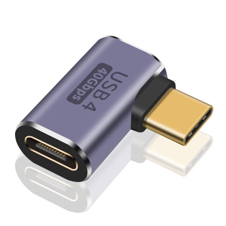 90 derece type-c çevirici 90 derece typec çevirici usb 4  40 mbps dik typec çevirici