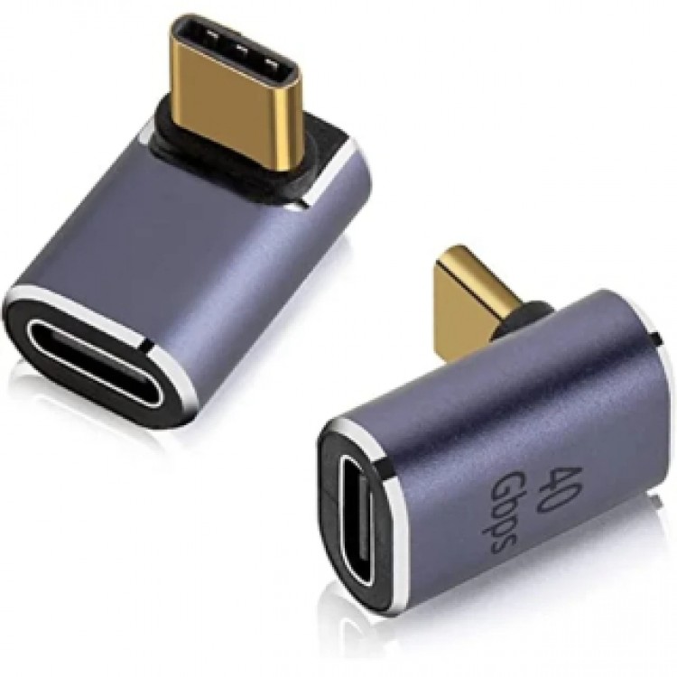 90 derece type-c çevirici 90 derece typec  usb 4  40 mbps