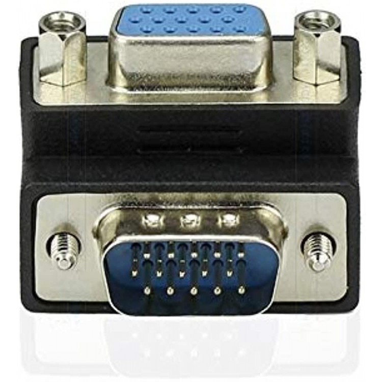 90 derece vga çevirici vga L çevirici dik vga çevirici vga 90 derece çevirici