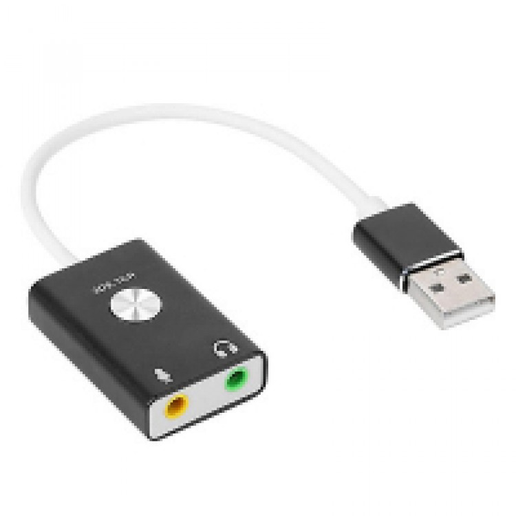 Aivoice ses kartı kablolu usb ses kartı ses çeviri için usb ses kartı