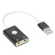 Aivoice ses kartı kablolu usb ses kartı ses çeviri için usb ses kartı