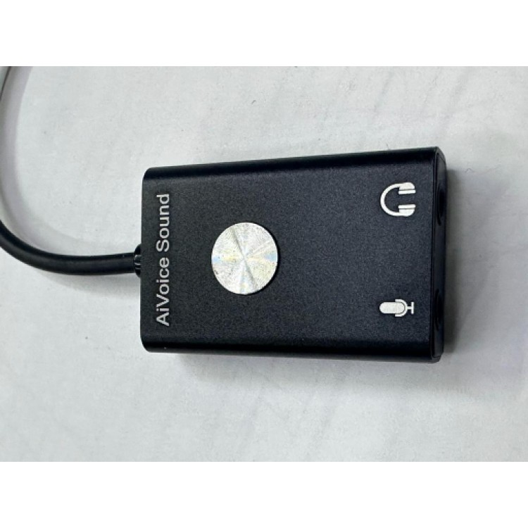 Aivoice ses kartı kablolu usb ses kartı ses çeviri için usb ses kartı