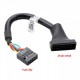 Anakart usb 2.0 usb 3.0 çevirici 9 pin 19 pin çevirici