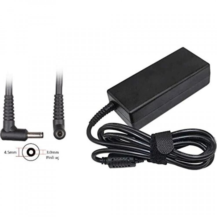 Asus uyumlu 19 volt 3.42 amper 4.5 mm 3.0 mm iğneli adaptör