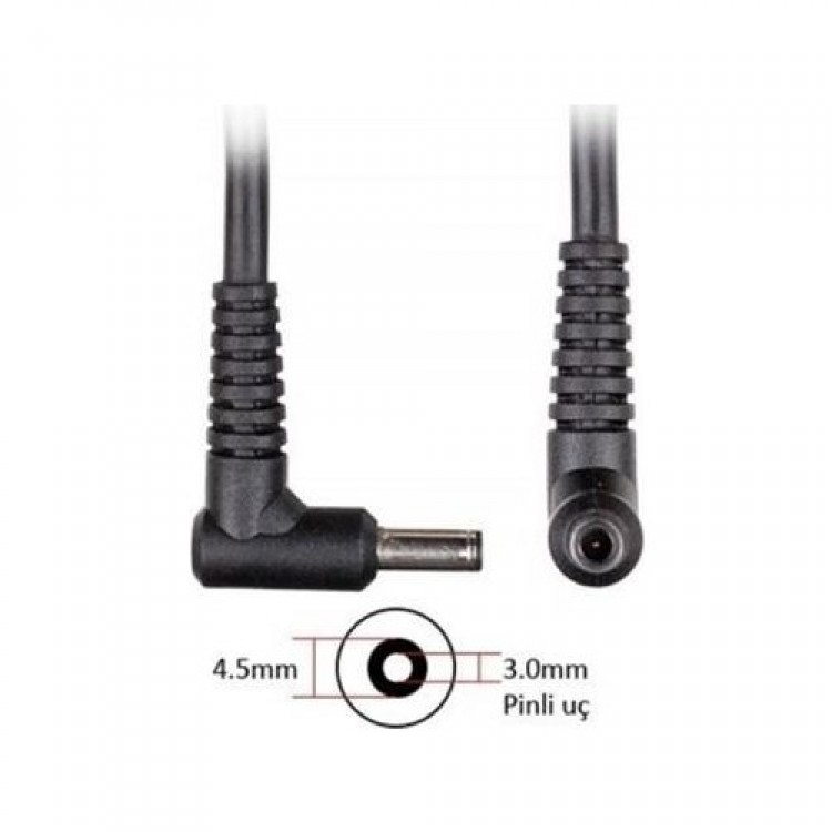 Asus uyumlu 19 volt 3.42 amper 4.5 mm 3.0 mm iğneli adaptör