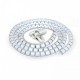 Beyaz Renk Spiral kablo toplayıcı kablo düzenleyici spiral Ø 0.28mm1,5m