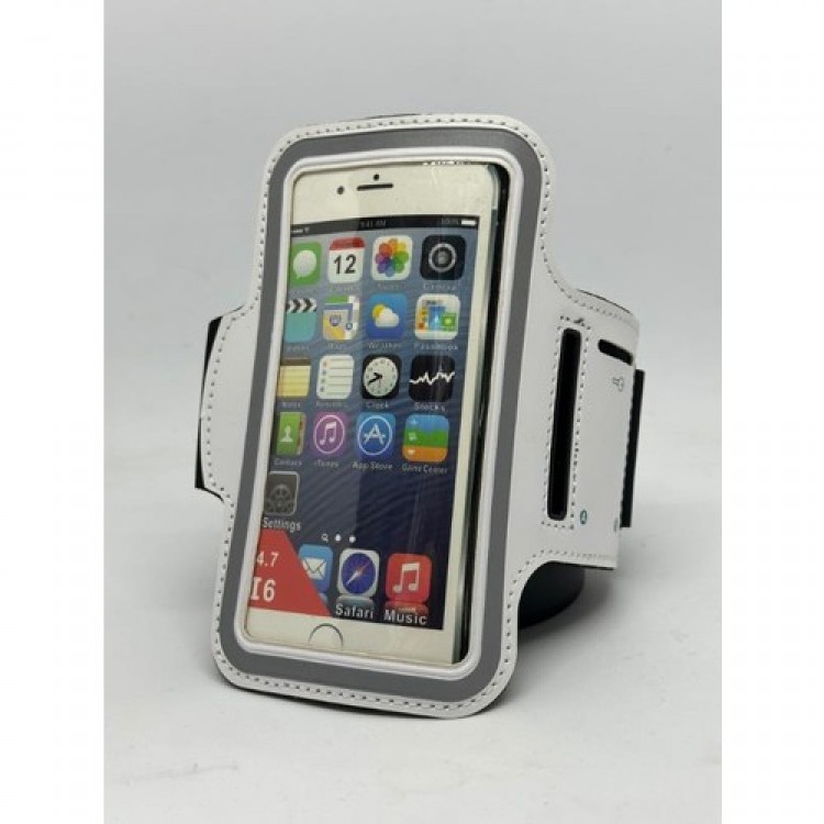 Beyaz iphone 12 iphone 13 kol bandı spor için telefon kılıf 13.5 cm 7 cm telefon kılıfı