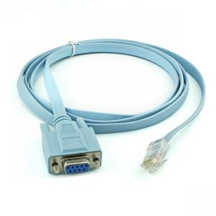 Cisco kablo Db9 To Rj45 Konsol Bağlantı Kablosu Cisco Switch Router için RJ45 Erkek 9 pin dişi konsol kablosu