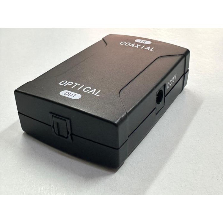 Coaxial dijital optik audio ses çevirici coaxial giriş optik çıkış
