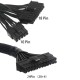 Corsair Sf 450 Sf 600 Sf750 Sfx 80 artı 18 Pin 10 Pin 24 Pin modüler güç kablosu Corsair Sf 450 Sf 600 Sf750 Sfx 80 artı 18 Pin 10 Pin 24 Pin modüler güç kablosu