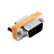 DB9 Null modem 9 pin erkek -erkek seri port mini Null Modem RS232 çevirici DB9 Null modem 9 pin erkek -erkek seri port mini Null Modem RS232 çevirici