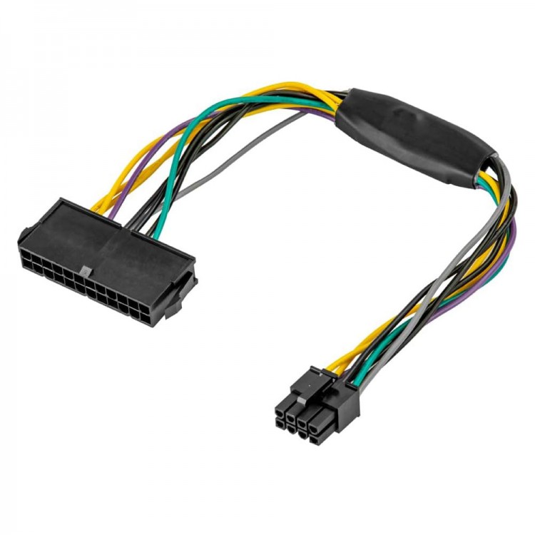 DELL Optiplex 3020 7020 9020 T1700 ile uyumlu 24 pinden 8 pine çevirici kablo