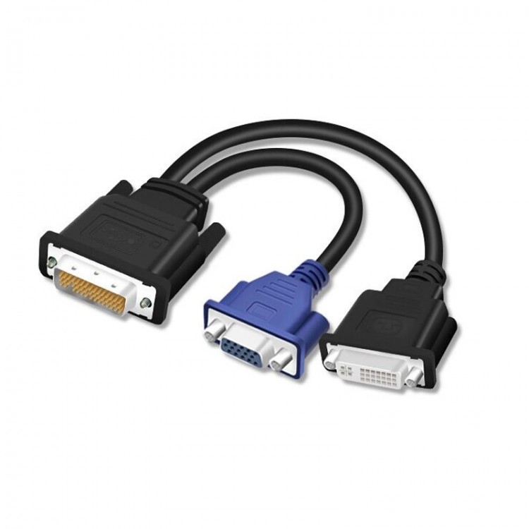DMS 59 dvi vga kablo geniş dvi vga dvi kablo 59 pin dvi dvi vga çevirici