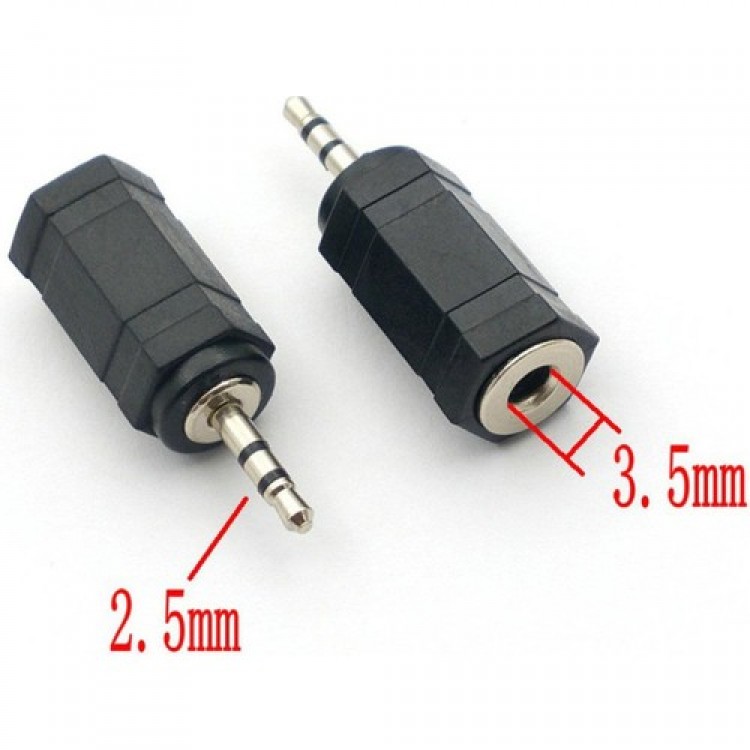 Dişi 3.5 mm erkek 2.5 mm jack  kulaklık çevirici adaptör