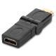 Dişi erkek 360 derece hdmi çevirici oynar başlıklı hdmi çevirici