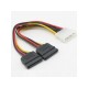 Dişi sata erkek ide power kablo 2x dişi 15 pin sata erkek molex power kablo Dişi sata erkek ide power kablo 2x dişi 15 pin sata erkek molex power kablo