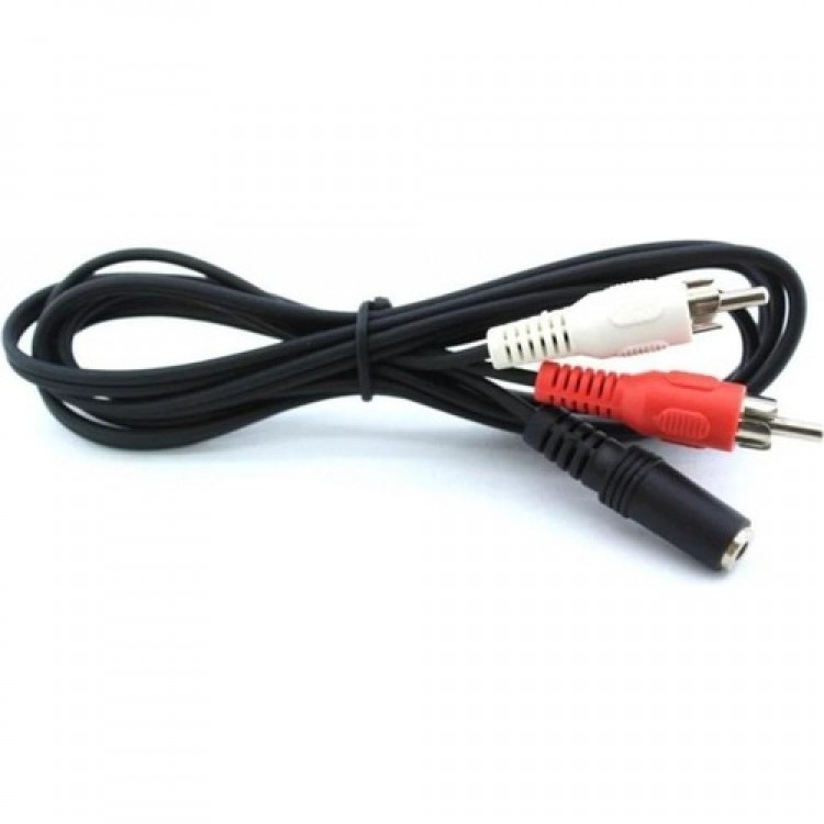 Dişi stereo erkek rca kablo 1.5 metre dişi aux erkek rca kablo erkek rca dişi 3.5 mm kablo