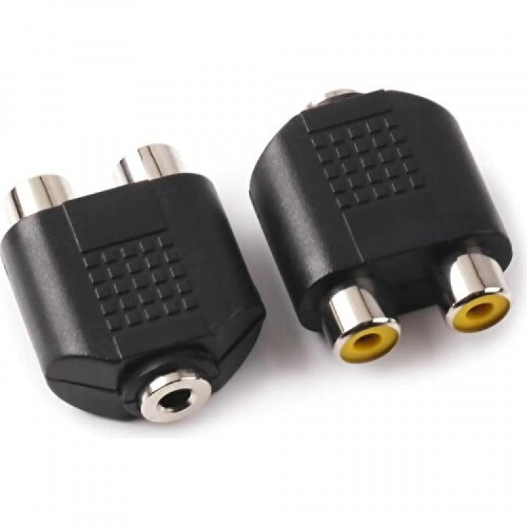 Dişi stereo rca dişi çevirici 2x rca dişi aux dişi jack 3.5 mm dişi 2 rca dişi jack Dişi stereo rca dişi çevirici 2x rca dişi aux dişi jack 3.5 mm dişi 2 rca dişi jack