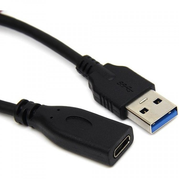 Dişi typec usb erkek kablo 20 cm typec dişi usb erkek kablo