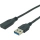 Dişi typec usb erkek kablo 20 cm typec dişi usb erkek kablo